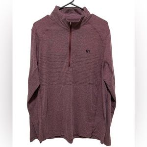 Travismathew Men's Long Sleeve Pullover quarter zip golf size large
